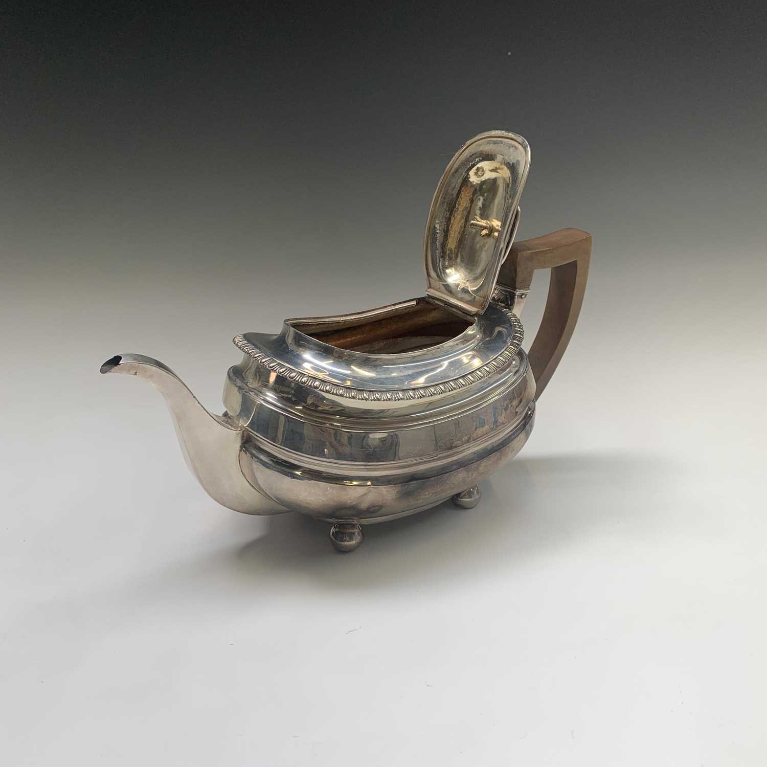 Lot 2012 - A Scottish silver teapot by George McHattie...