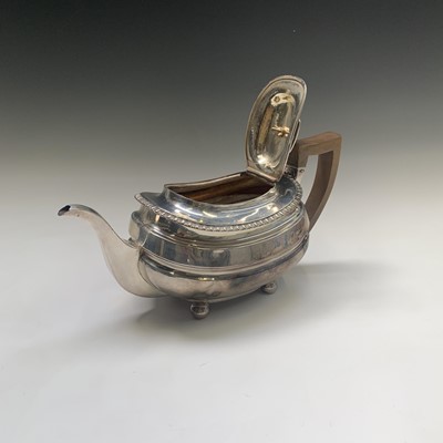 Lot 2012 - A Scottish silver teapot by George McHattie...