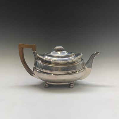 Lot 2012 - A Scottish silver teapot by George McHattie...