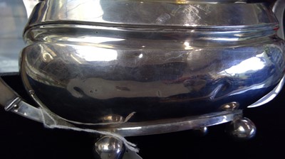 Lot 2012 - A Scottish silver teapot by George McHattie...