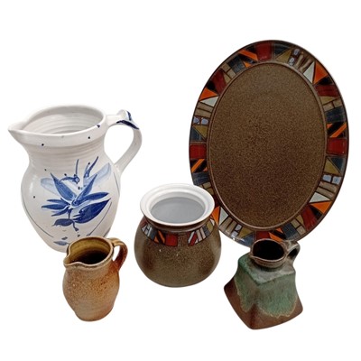 Lot 109 - Three pieces of Studio pottery, including a...