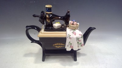 Lot 46 - A Cardew Sewing Machine Teapot. 24cm tall by...