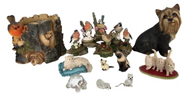 Lot 118 - Three Swarovski crystal animals, comprising a...