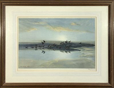 Lot 401 - Peter SCOTT (1909-1989) Geese Colour print...