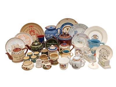 Lot 132 - Torquay and souvenir ware, Victorian German...