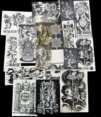 Lot 147 - A selection of ephemera, including greeting...