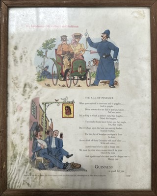 Lot 150 - The P.C's of Penzance, vintage Guinness...