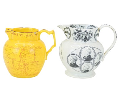 Lot 605 - A good Swansea Baker, Bevans & Irwin Reform jug.