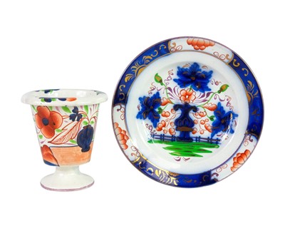 Lot 608 - A Swansea pearlware spill vase.