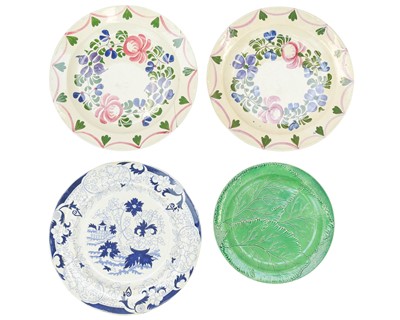 Lot 624 - Four Welsh pottery plates.