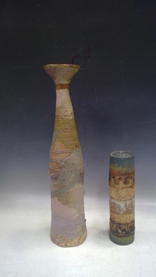Lot 167 - Two Studio Ceramic Vases. 53cm and 28cm tall,...