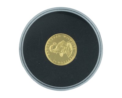 Lot 25 - QEII .999 GOLD PROOF 1990 COOK ISLAND 25 DOLLAR COIN.
