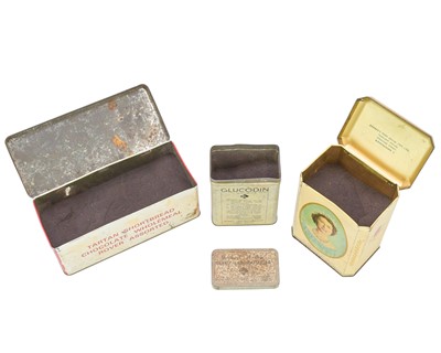 Lot 91 - Three vintage tins, circa 1940s.