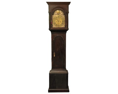 Lot 762 - A walnut cased eight-day longcase clock.