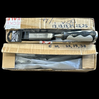 Lot 185 - Twelve new Holdon Black Thru' Tang wood...