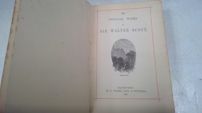 Lot 7 - Scott's Poetical Works, dated 1887, Villette,...