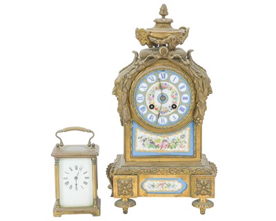 Lot 765 - A 19th century French mantel clock