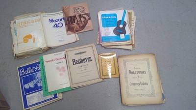 Lot 196 - A Selection of Sheet music.