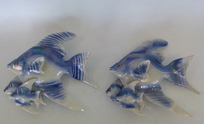 Lot 2 - Two Vintage Jema of Holland Iridescent Angel...