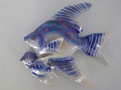 Lot 2 - Two Vintage Jema of Holland Iridescent Angel...