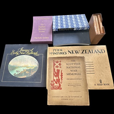 Lot 202 - Two Folio Society books and two books on New...