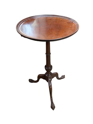 Lot 859 - A 19th century mahogany circular wine table.