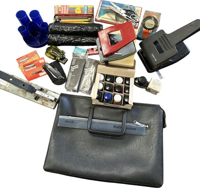 Lot 208 - A selection of stationery items.