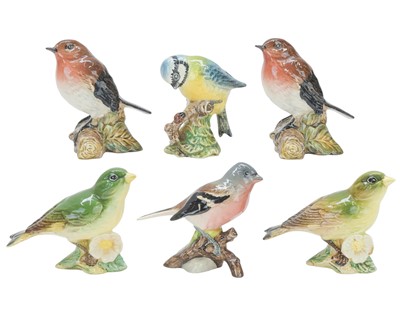 Lot 552 - Six Beswick birds.