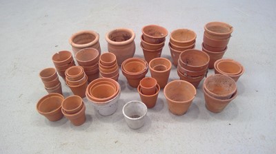 Lot 233 - Medium and Small Terracotta Plant Pots.