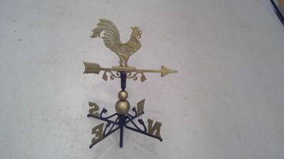 Lot 6 - A Cockerel Weather Vane, 75cm tall and 53cm wide.