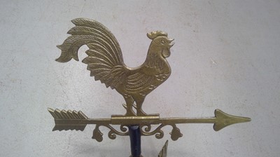 Lot 6 - A Cockerel Weather Vane, 75cm tall and 53cm wide.