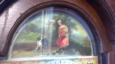 Lot 4 - An Antique Grandfather Clock. The Clock is...