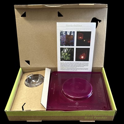 Lot 248 - A Flock-Follies bird feeder and tea light...