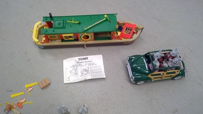 Lot 1 - Sylvanian Families Canal Boat, Family Car, Ice...