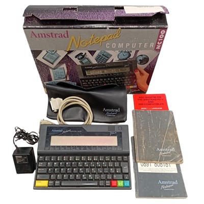 Lot 250 - A Vintage Amstrad Notepad Computer NC100, in...