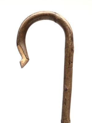 Lot 263 - A shepherd's crook. Height 168cm.