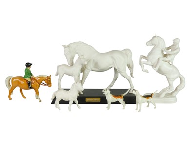 Lot 507 - A collection of Beswick horses.