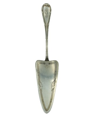 Lot 88 - An 800 silver serving slice.