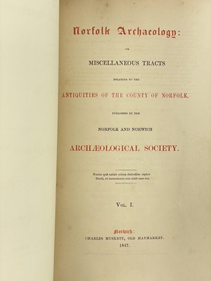 Lot 8 - Norfolk and Norwich Archaeological Society