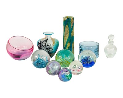 Lot 350 - A collection of studio glass.