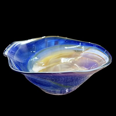 Lot 226 - A Topglass, art glass bowl, signed Stuart...