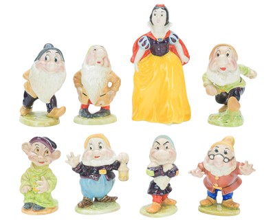 Lot 521 - Beswick - Walt Disney 'Snow White & The Seven Dwarfs' figures.