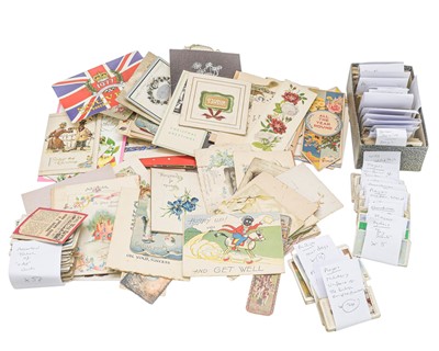 Lot 248 - A collection of approximately 100 greetings cards