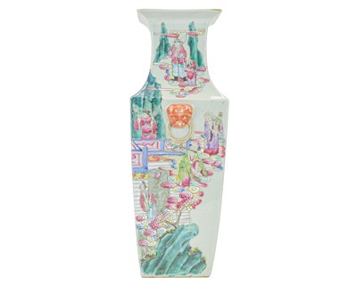 Lot 386 - A Chinese Canton famille rose vase.