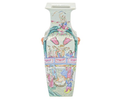Lot 386 - A Chinese Canton famille rose vase.