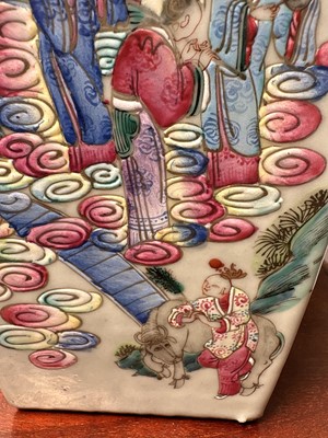 Lot 386 - A Chinese Canton famille rose vase.