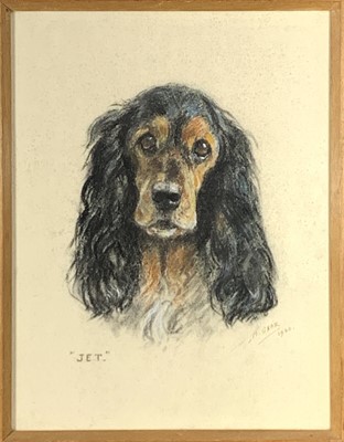 Lot 696 - Mabel GEAR (1898 - 1987) 'Jet' (Portrait of a...