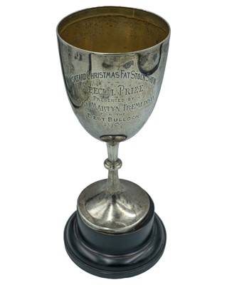 Lot 180 - A silver trophy cup by James Deakin & Sons.