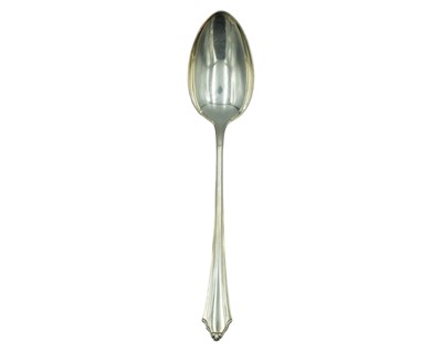 Lot 149 - An 800 silver repose pattern serving spoon.