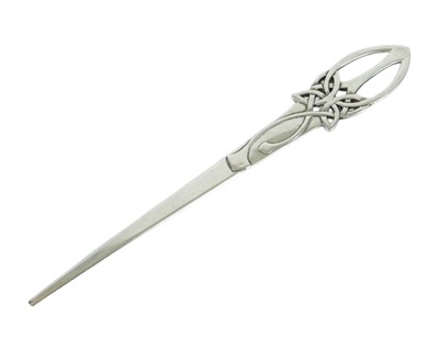 Lot 216 - A silver letter opener by Liberty & Co.